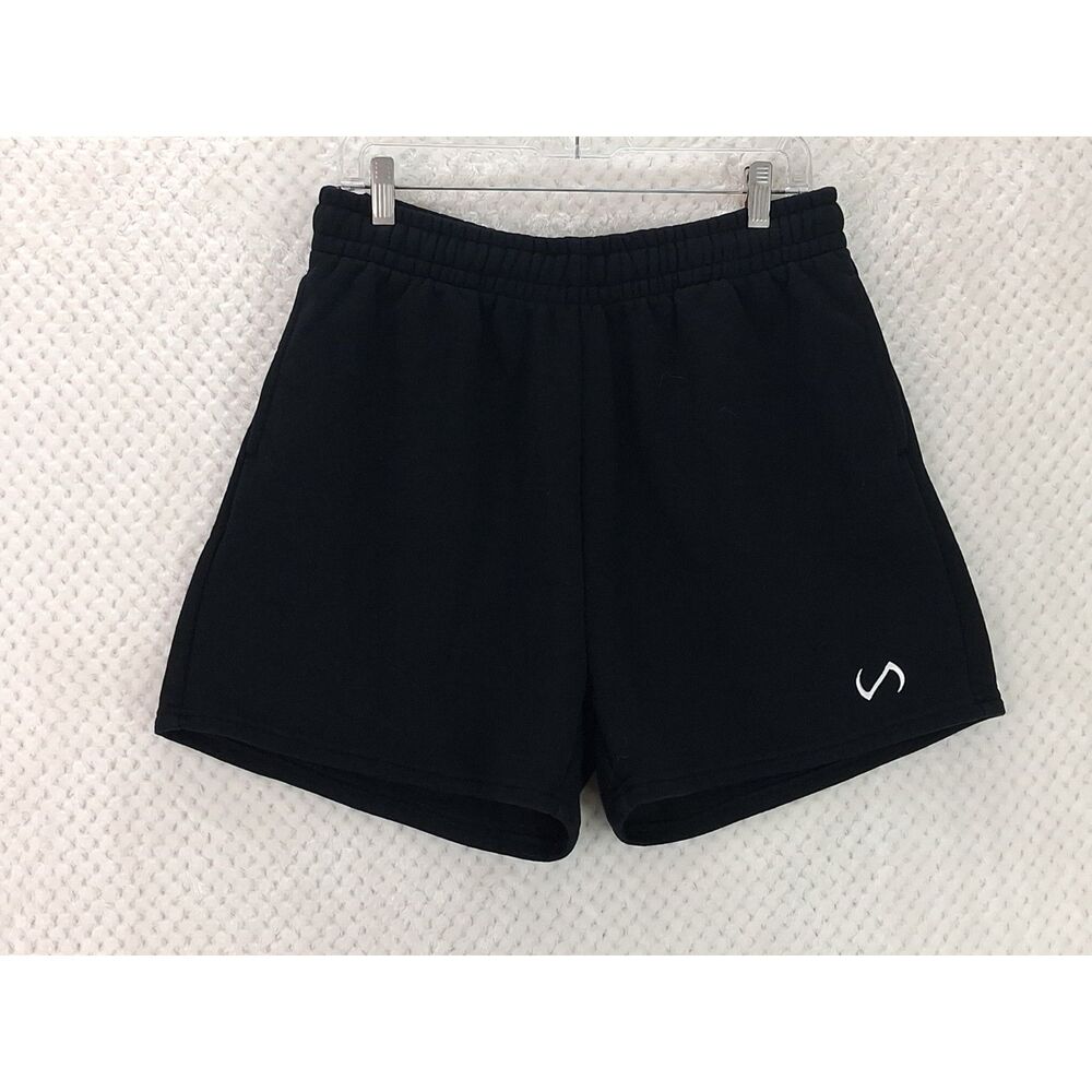 TLF Apparel Women's Large Black Fleece Athletic Shorts